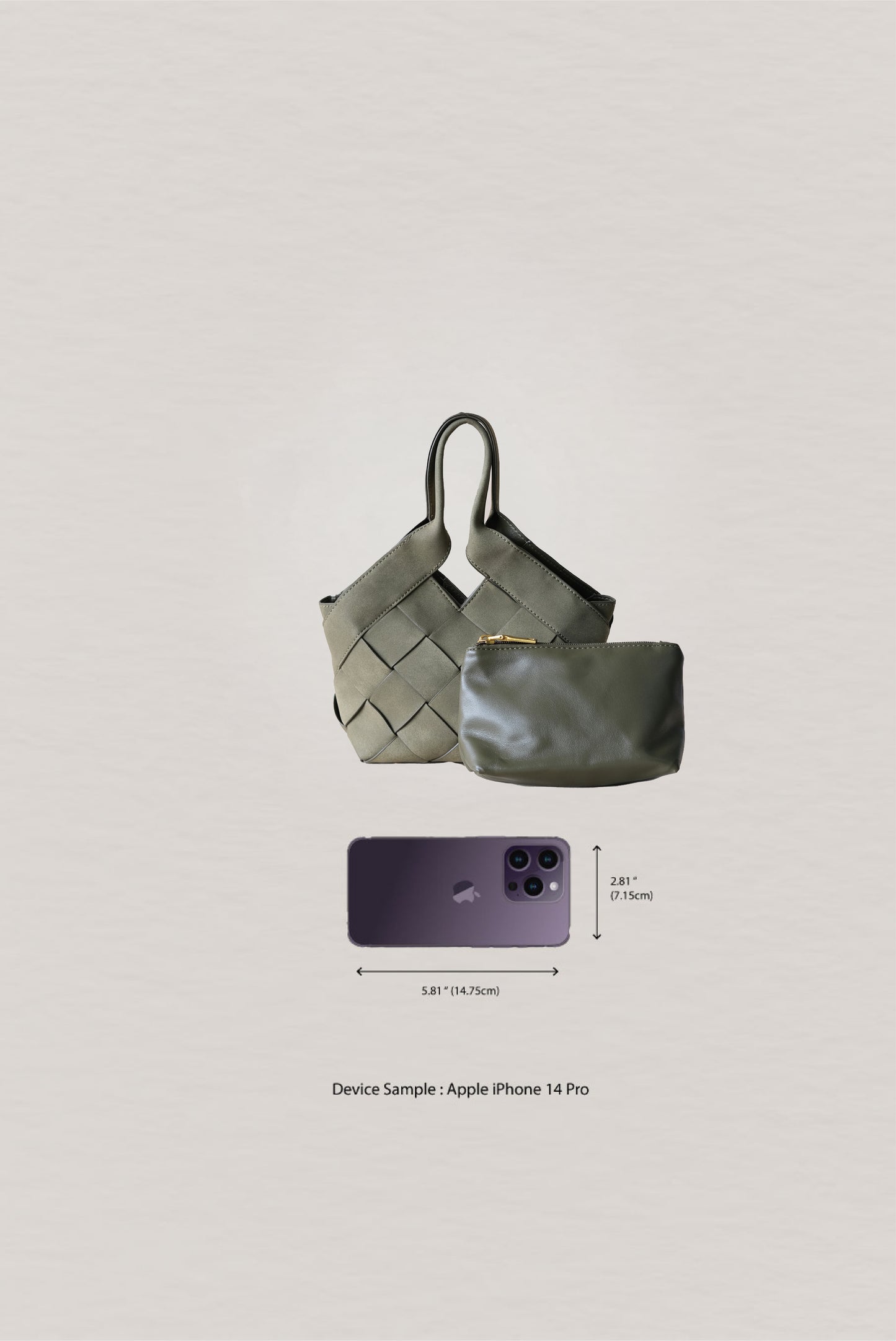 The Alora Tote - Olive Green