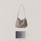 Classic Ruched Bag - Almond