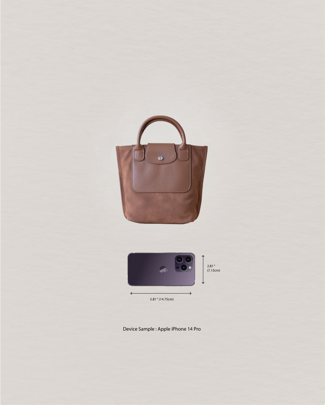The Chérie Bucket Bag - Chestnut