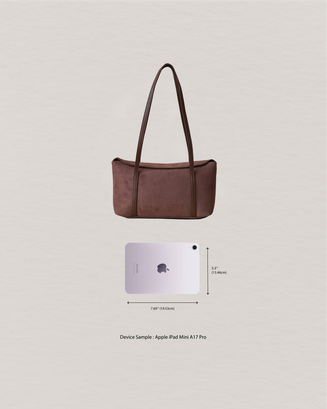 Matte Épure Carry Tote - Chestnut