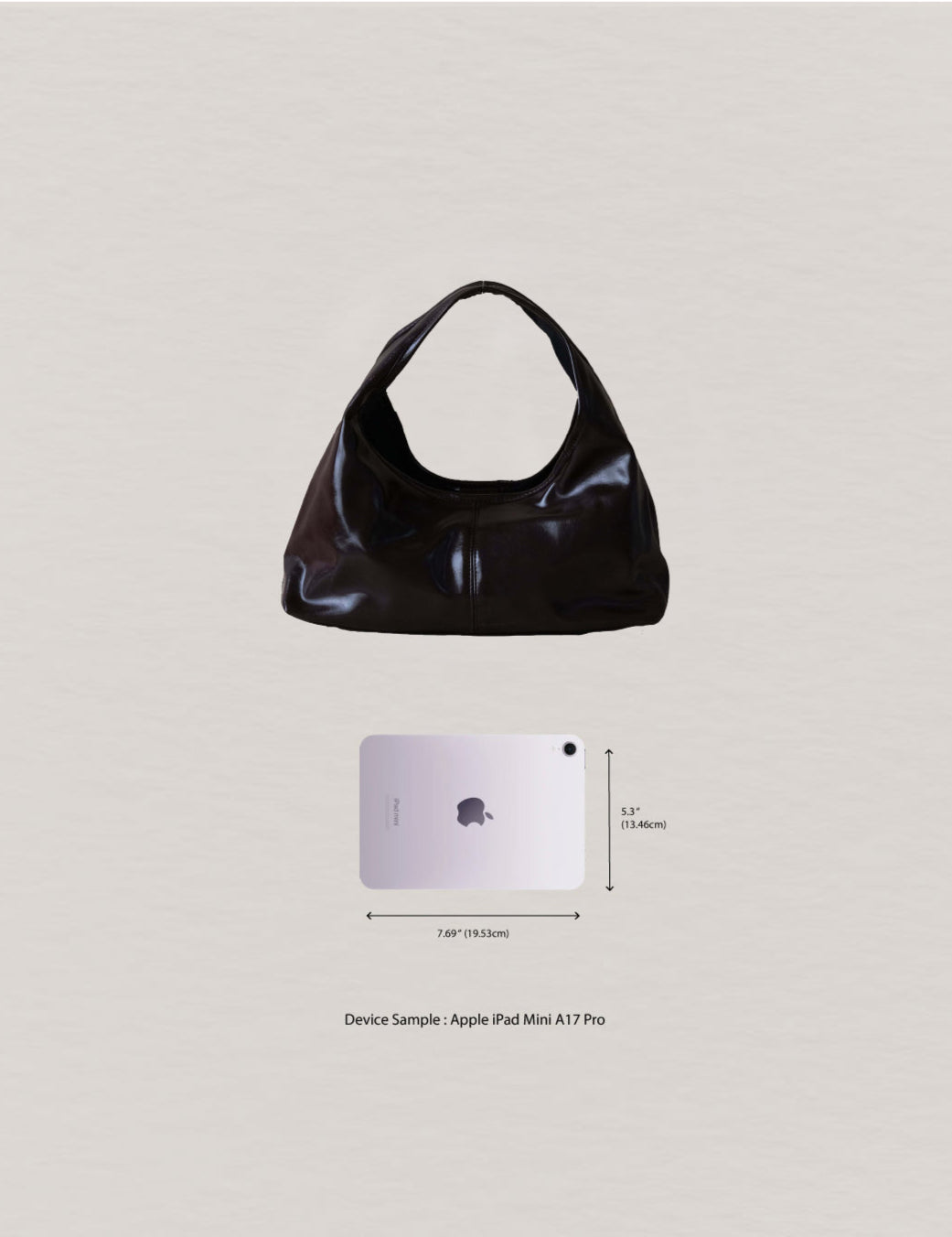 The Eloise Hobo - Dark Chocolate
