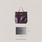 The Vivienne Backpack Tote - Wine Red