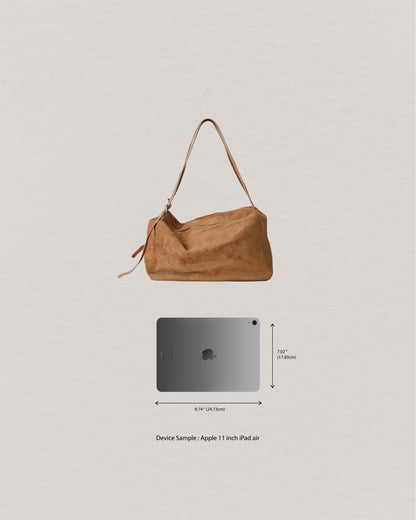 Urban Classic Suede Weekender - Chestnut