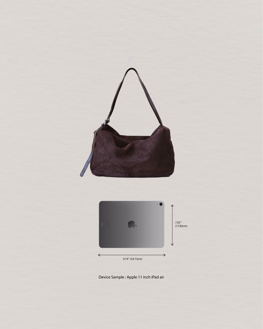 Urban Classic Suede Weekender - Coffee