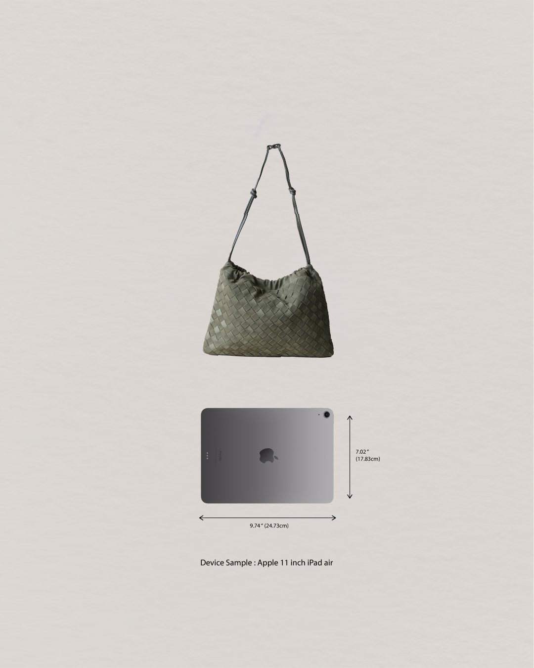 Artisan Cloud Satchel - Olive Green