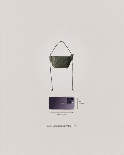 Mini Artisan Satchel - Olive Green