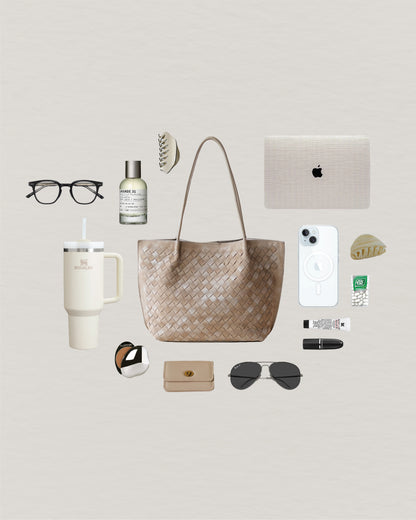 The Artisan Grande Tote - Earthy Green