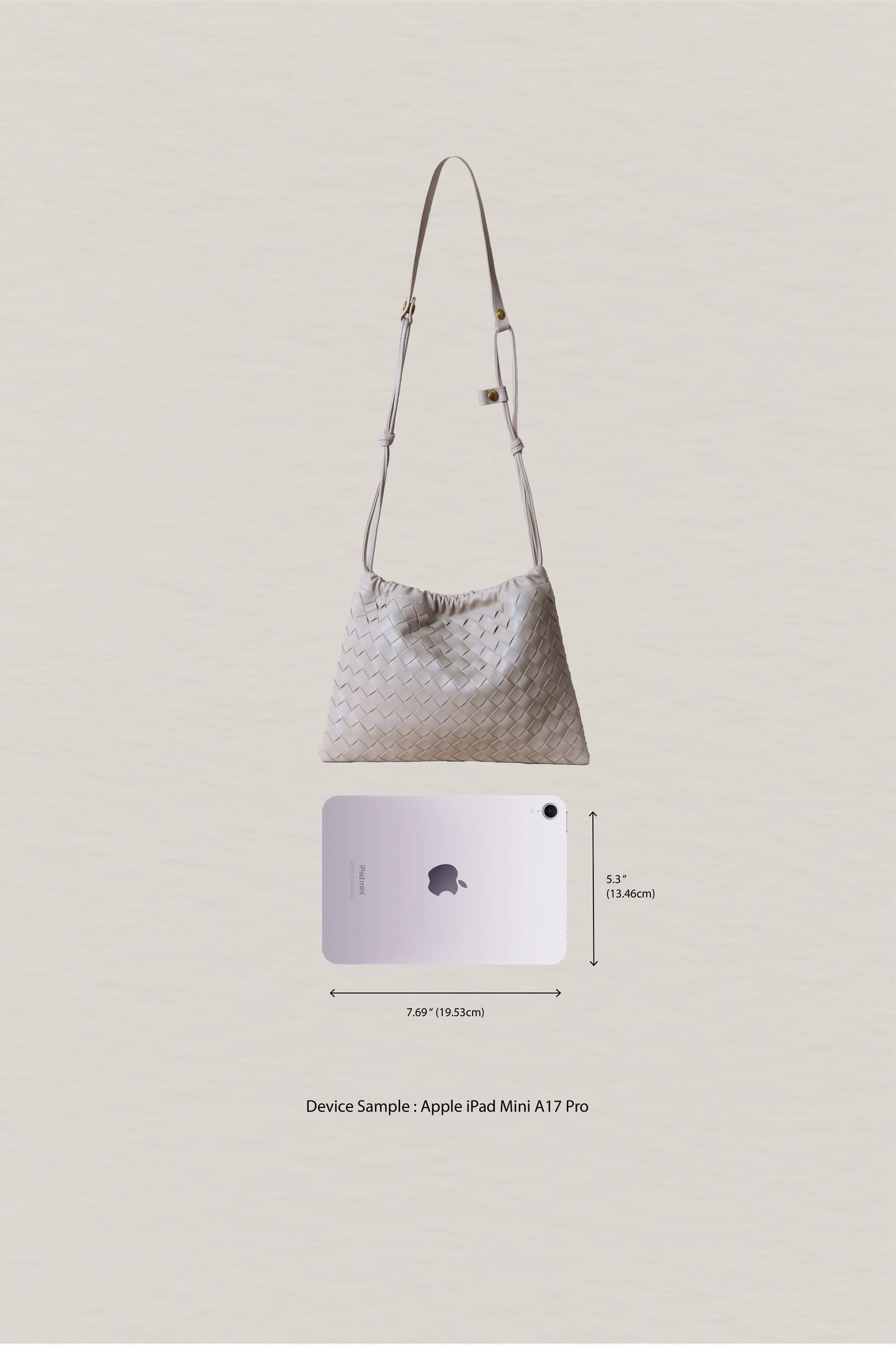 Artisan Cloud Satchel - White Sand