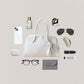 The Léonie Boston Bag - Cream White