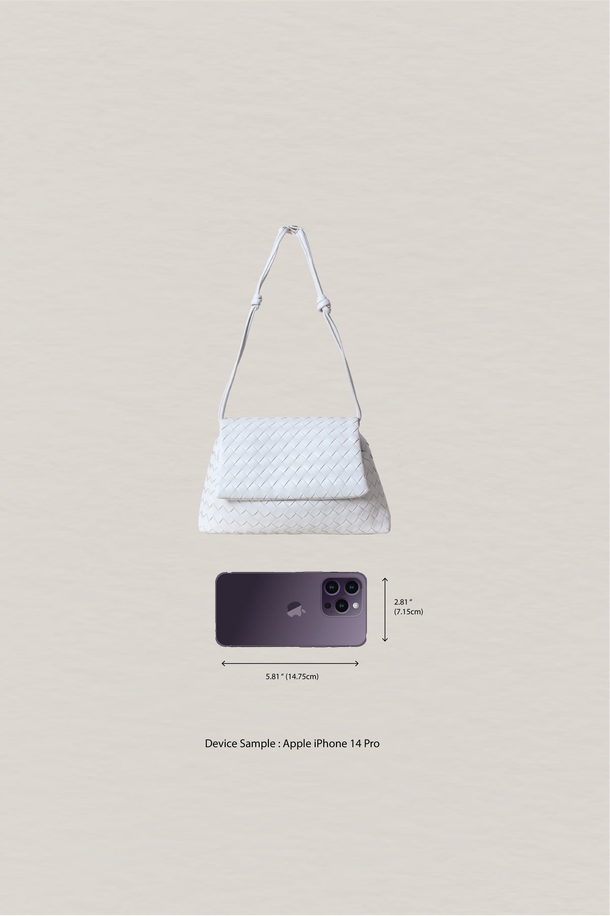 Artisan Classic Messenger Bag - Cream White