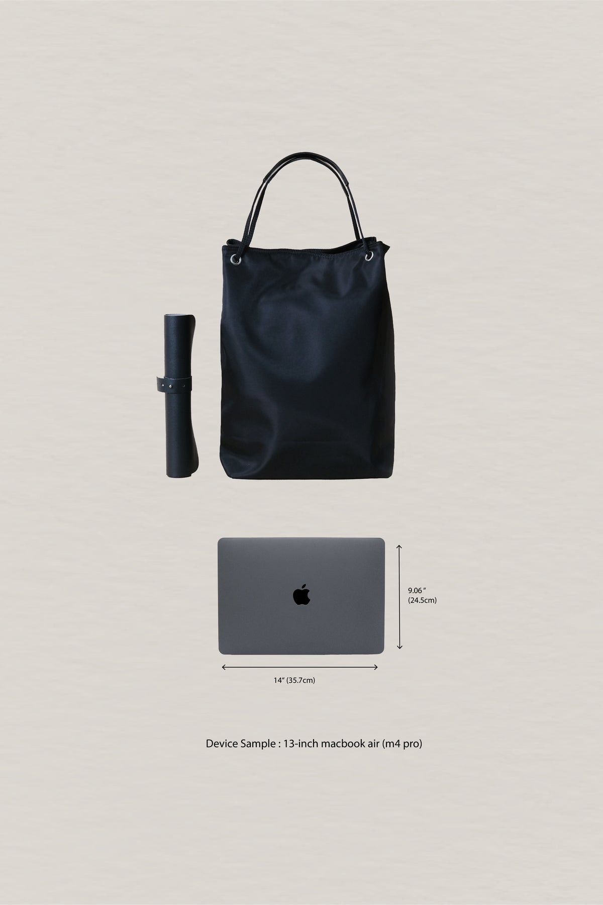 Classic Flow Laptop Bag + Mouse Pad In Classic Black