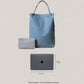 Classic Flow Laptop Bag + Pouch Bag In Lake Blue