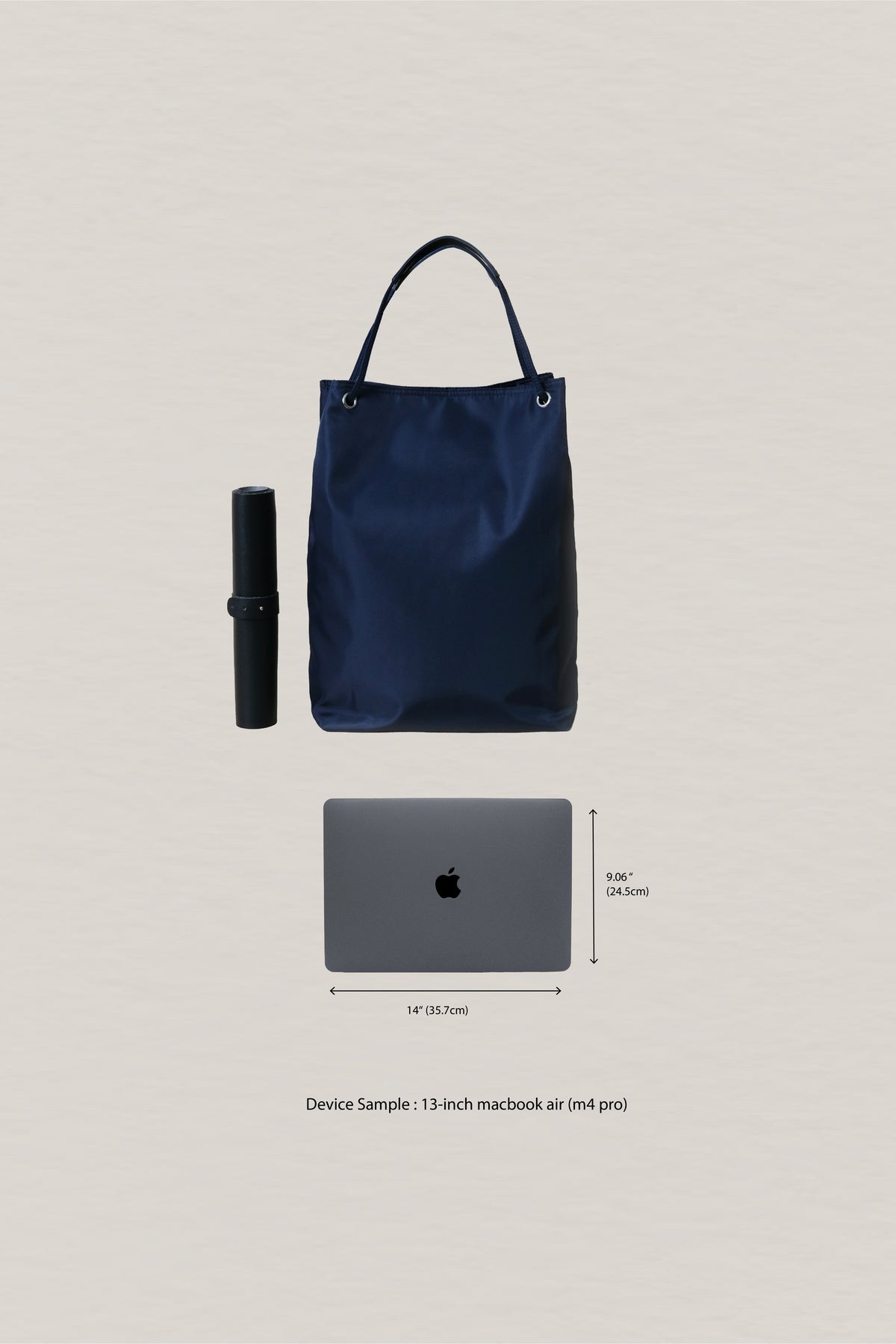 Classic Flow Laptop Bag + Mouse Pad In Dark Blue
