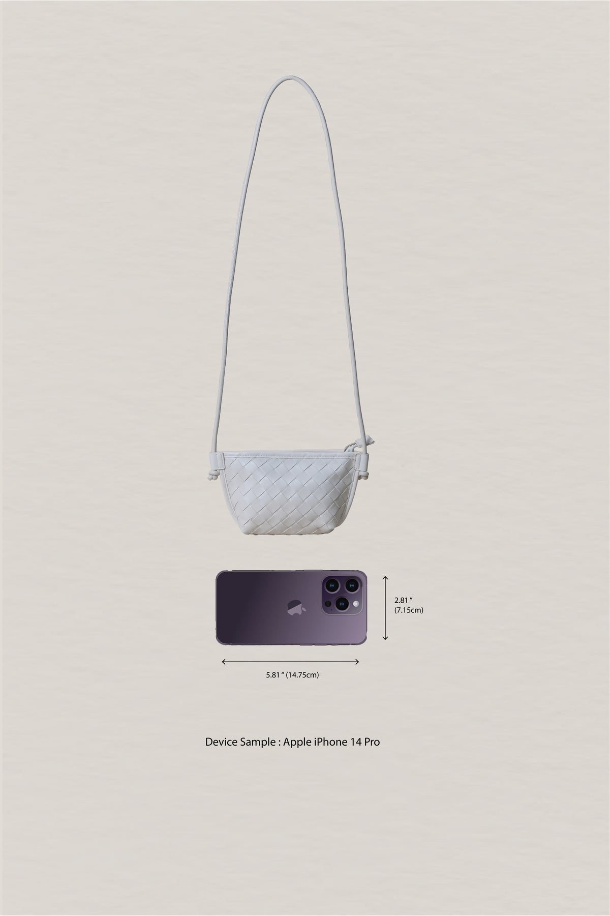 Mini Artisan Satchel - Cream White