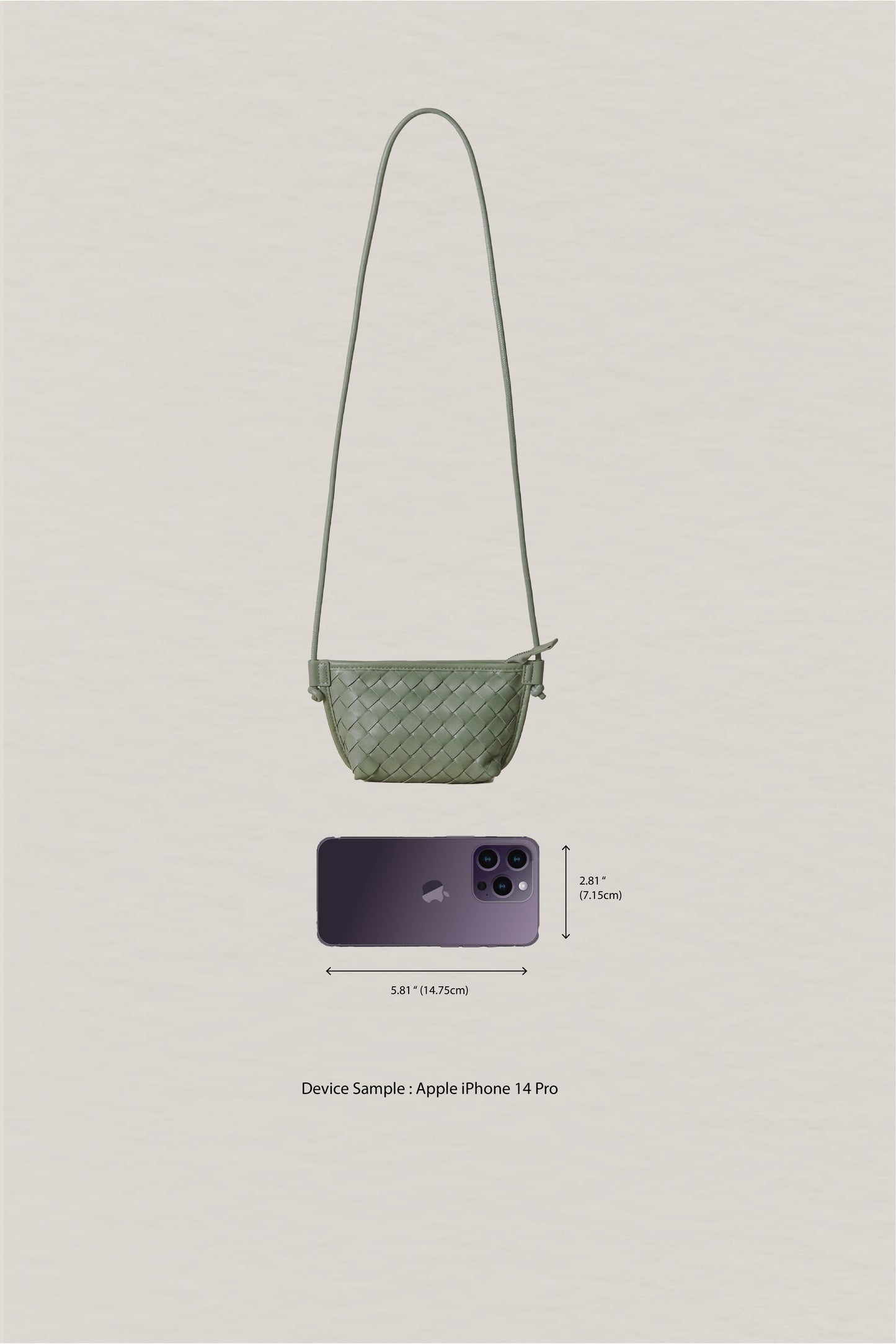 Mini Artisan Satchel - Mineral Green
