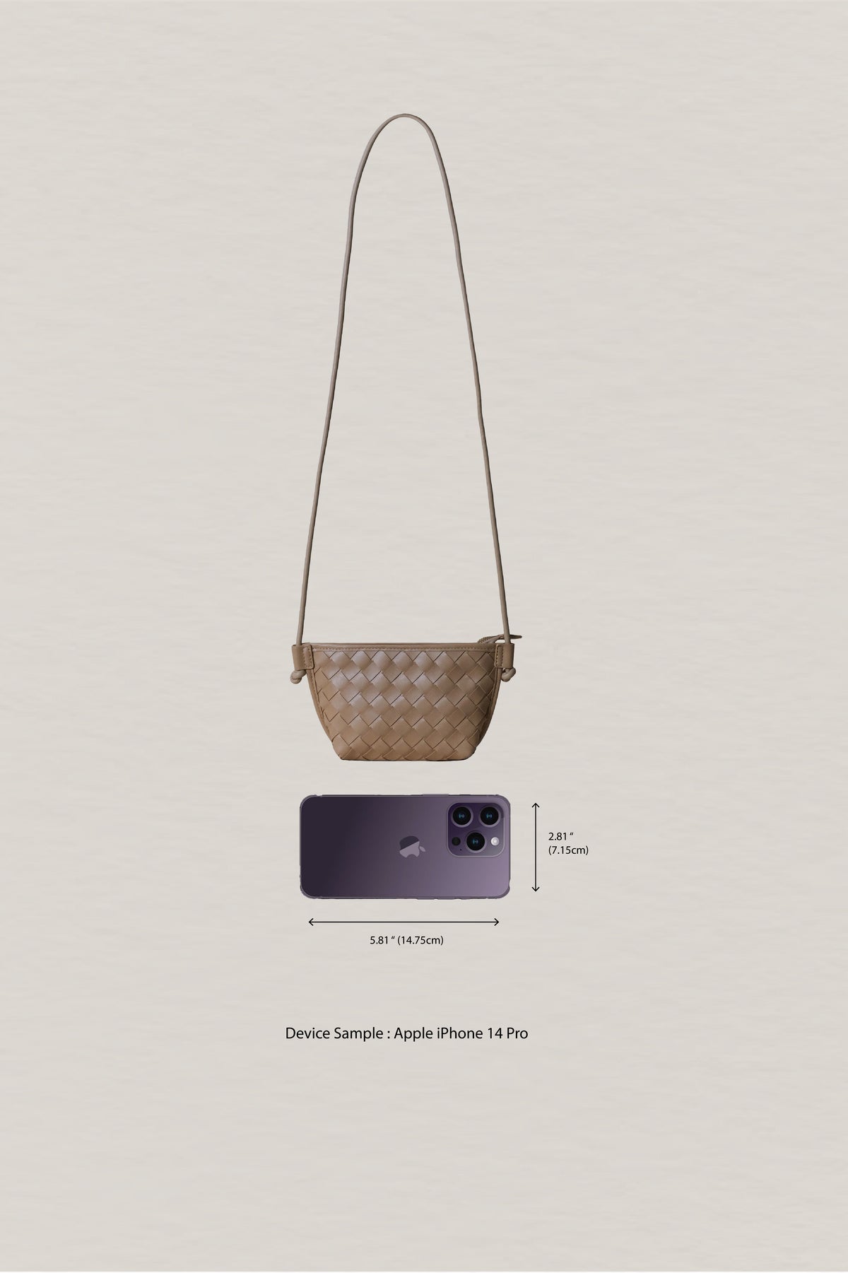 Mini Artisan Satchel - Almond