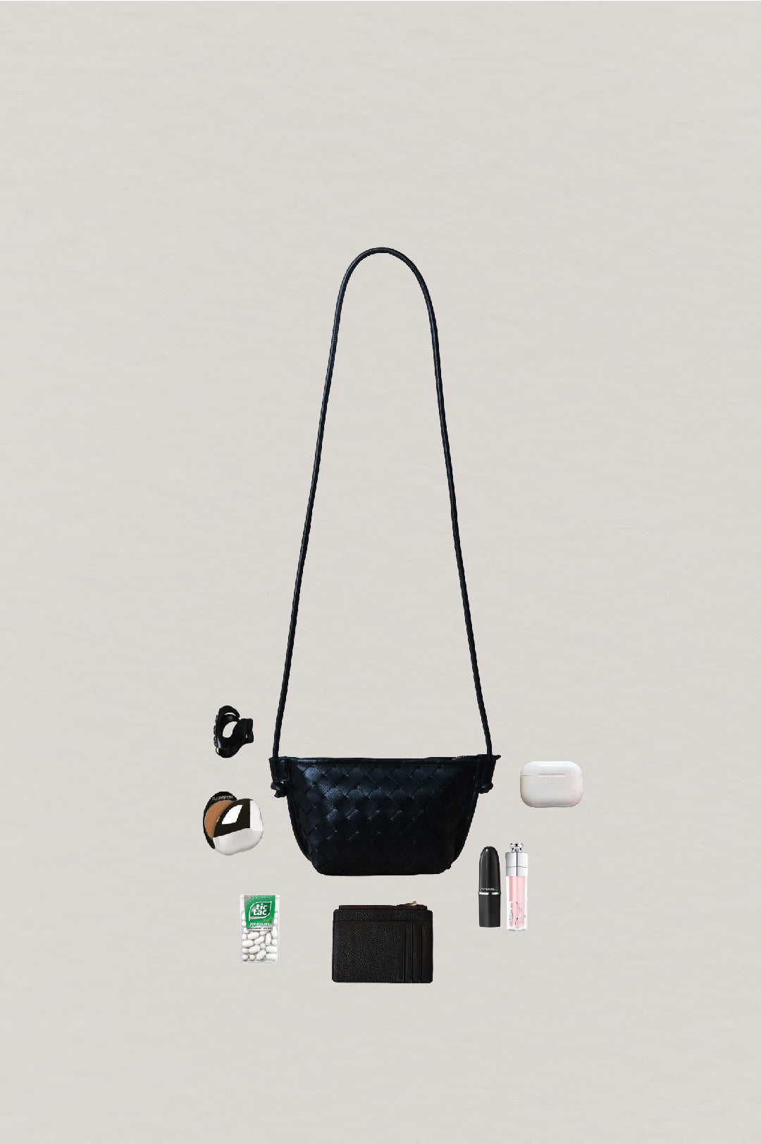 Mini Artisan Satchel - Shinny Black