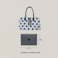 Classic Flow Canvas Tote - Polkadots