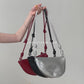 Half-Moon Croissant Bag In Red