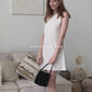 French Slim-Fit Elegant One-Shoulder Dress In Cream White