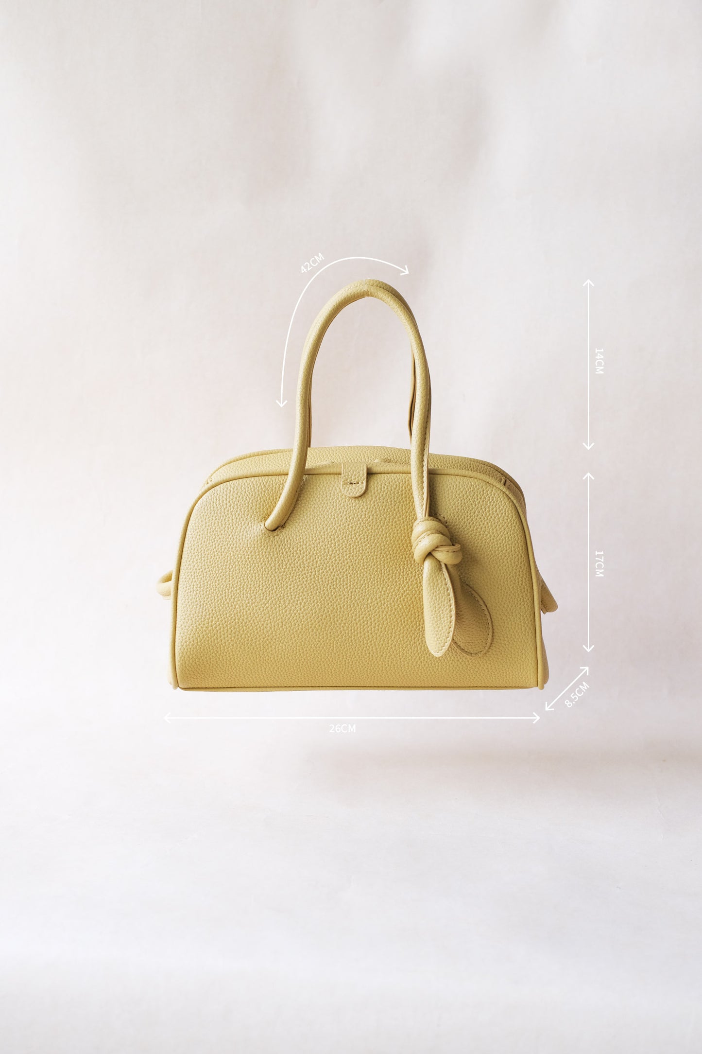 The Léonie Boston Bag - Ginger Yellow