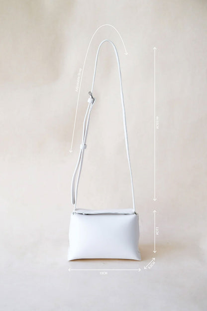 The Hana Box Bag - White
