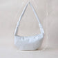 Serra Pleat Crossbody - Snow White