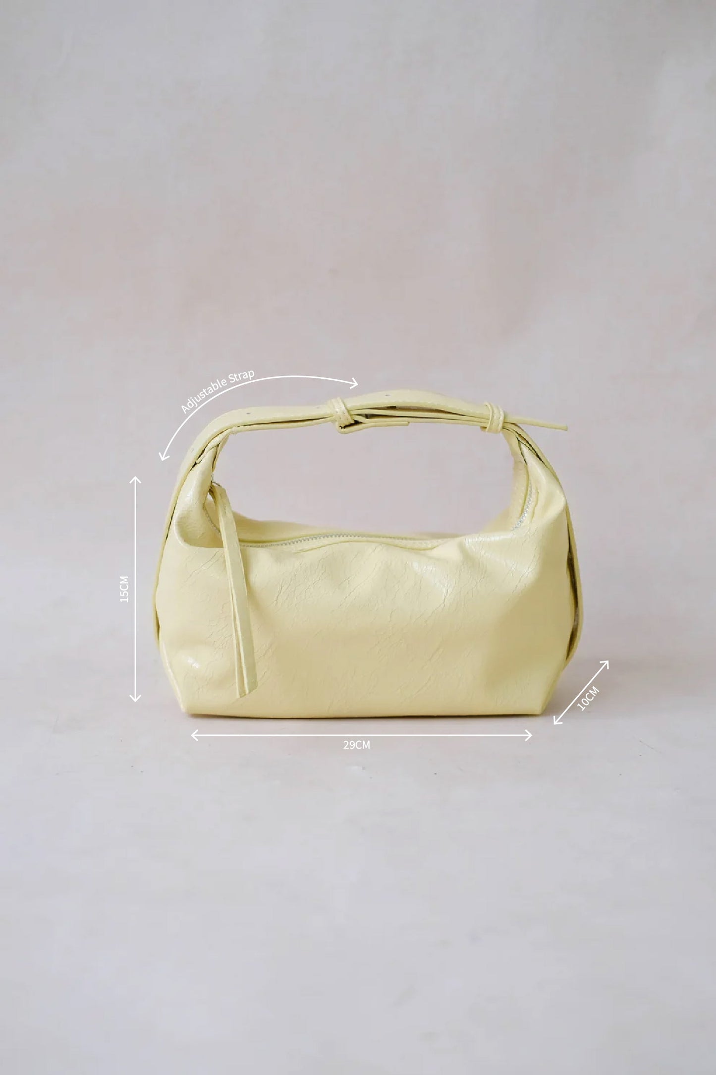 French Retro Lunch Box Bag In Macaroon Yellow