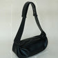 PU Soft Leather Pillow Bag in Classic Black