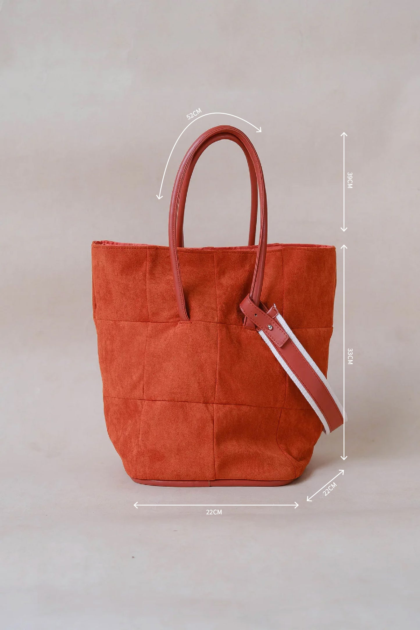 대용량 휴대용 버킷백 - Tipsy Orange 