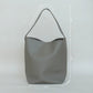 Pebbled Texture Soft Leather Simple Shoulder Bag in Mud Color