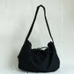 Lace canvas bag in Classic Black