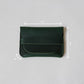 Handmade Genuine Leather Wallet In Dark Green