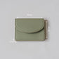 Coin Card Holder In Light Green