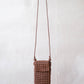 Artisan Woven Grace Pouch - Brown