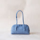 The Élan Denim Tote - Light Blue