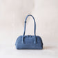 The Élan Denim Tote - Dark Blue