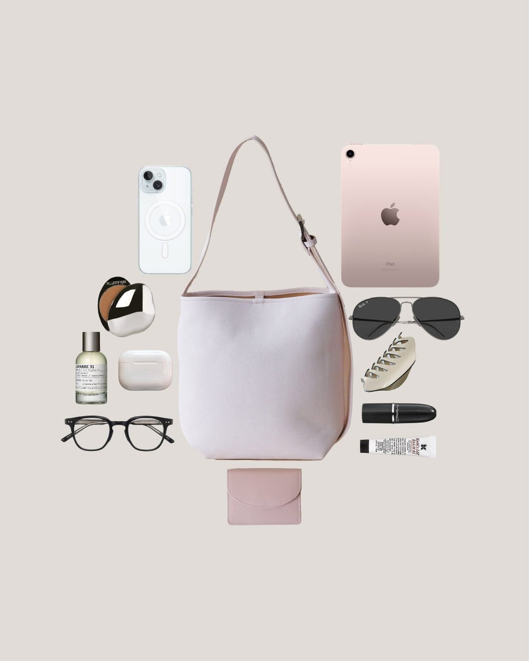The Emery Bucket - Light Pink