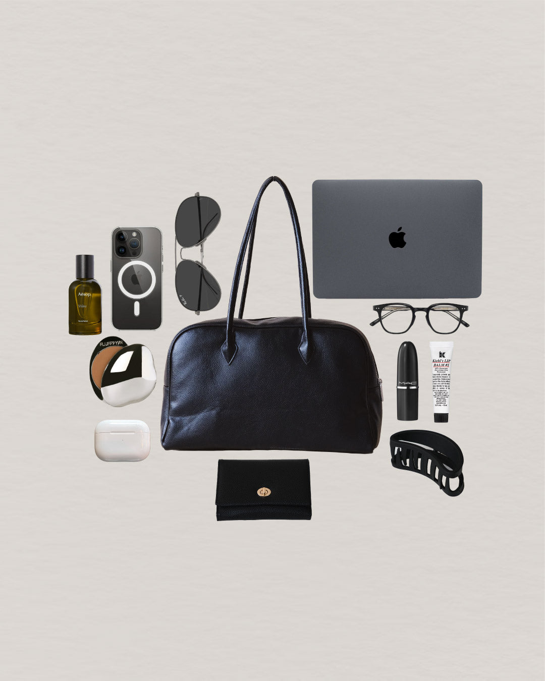 The Elira Tote - Classic Black