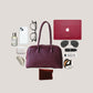 The Elira Tote - Wine Red