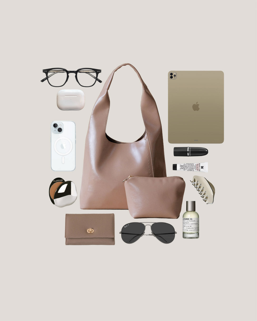 The Margaux Tote - Almond