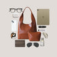 The Margaux Tote - Chestnut