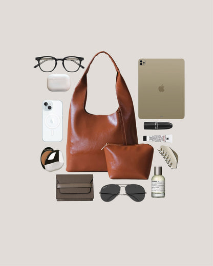 The Margaux Tote - Chestnut
