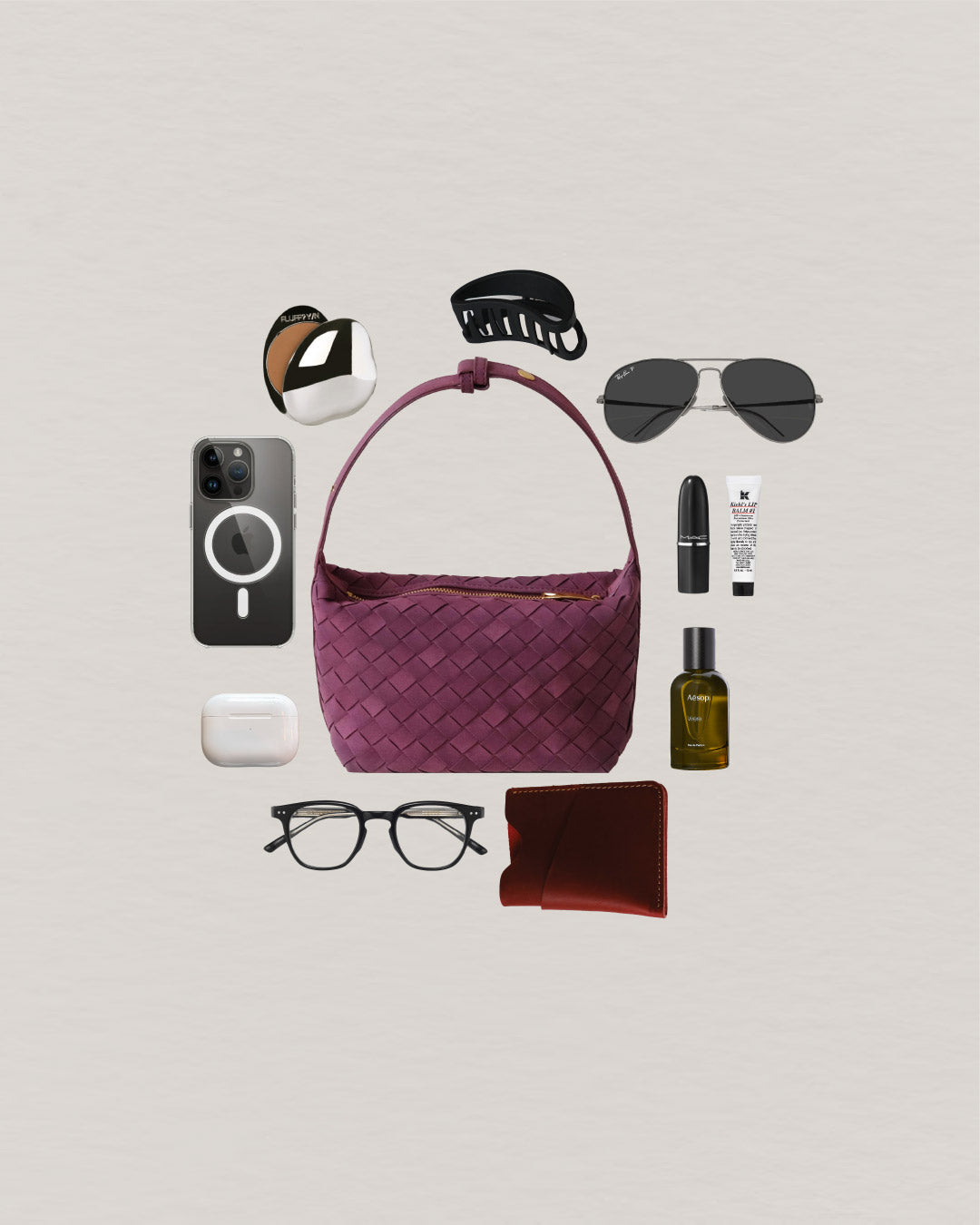 The Artisan Bag - Bordeaux Red