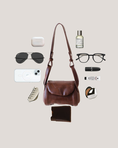 The Bijou Barrel bag - Chestnut