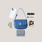 The Yuna Saddle Bag - Deep Ocean Blue