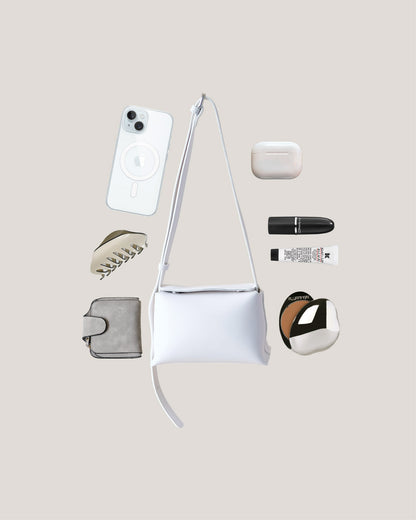 The Hana Box Bag - White
