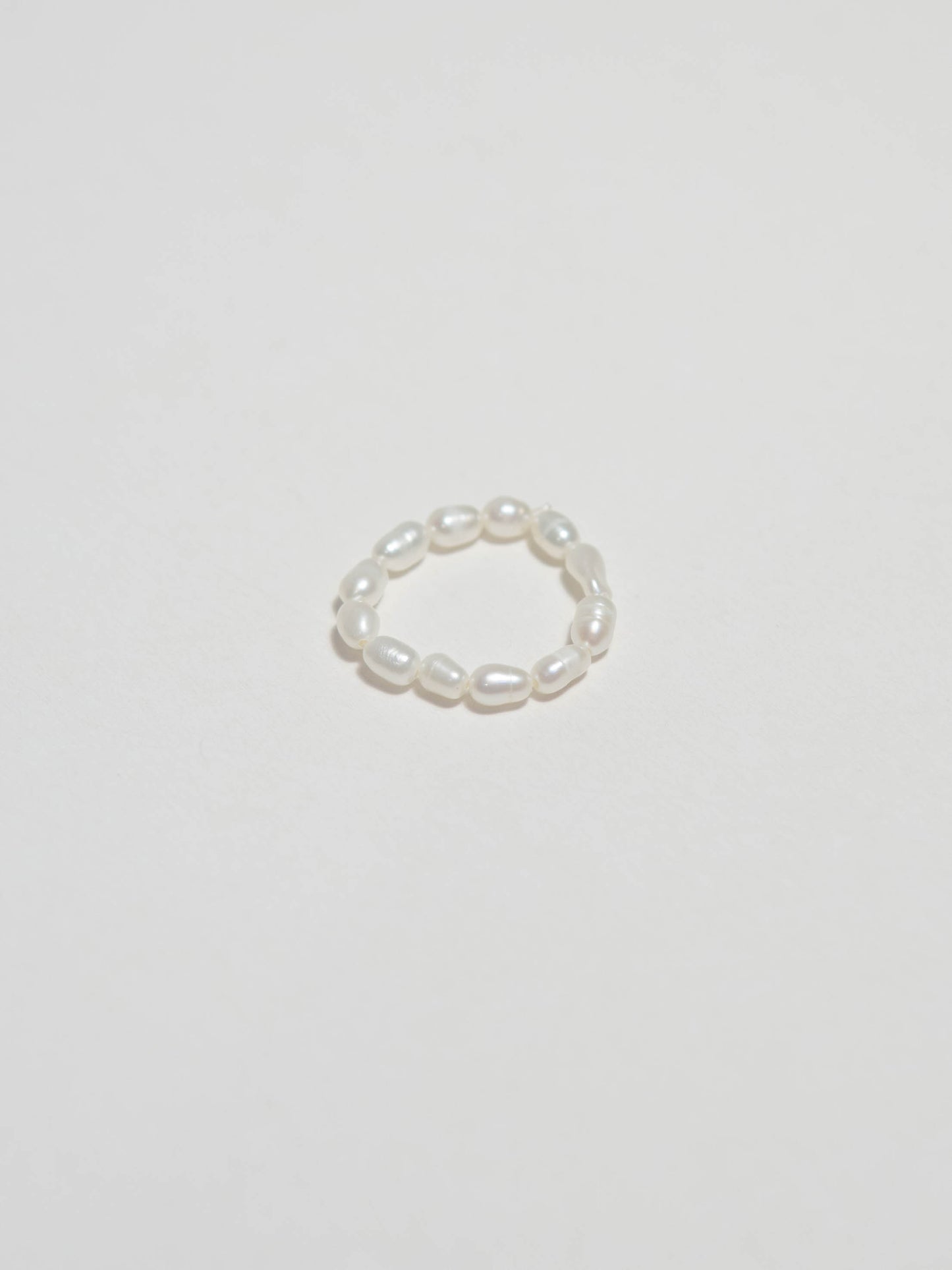 Ἀφροδίτη Baroque mini pearl ring(3mm)