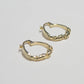 French Style Knotted Earrings in Gold Vermeil
