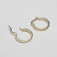 Twist Earrings in Gold vermeil